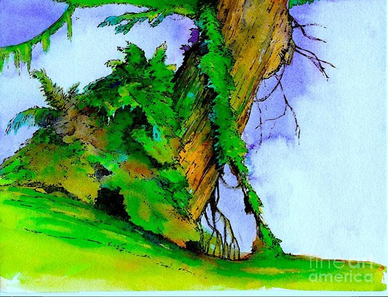 aira's logotypes: tree vines